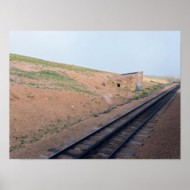 Póster Estación De Metro De La Histórica Cog (Frente)