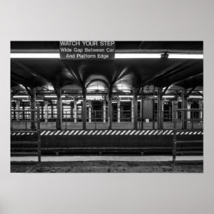 Póster Estación de metro Times Square Nueva York
