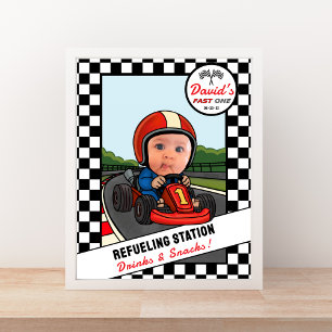 Póster Estación de reabastecimiento Fast ONE - Bebidas y