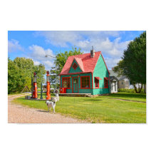 Estación de servicio antigua, Red Oak II, Missouri