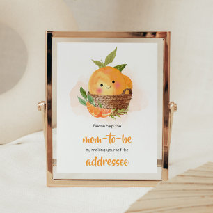 Póster Estación de sobres Cutie Pequeño de Citrus naranja