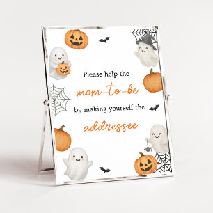 Póster Estación de Sobres de Calabaza A Little Boo Hallow
