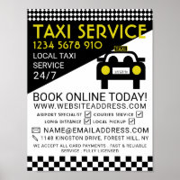 Estación de Taxi, Publicidad de Empresa Taxi Cab
