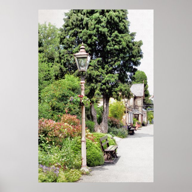 PÓSTER ESTACIÓN DE TREN ANTIGUA (Frente)