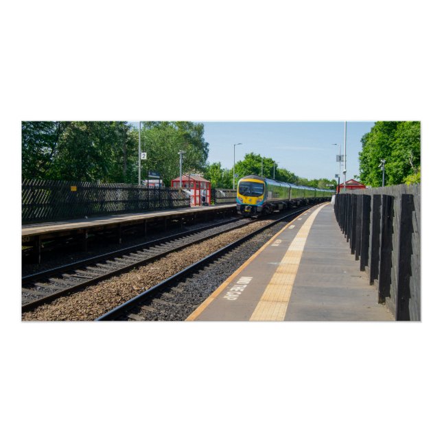 Póster Estación de tren de Deighton, Huddersfield (Anverso)