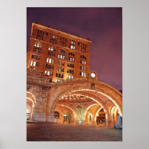 Póster Estación de tren de Pittsburgh