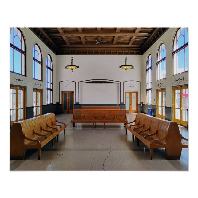 Póster Estación de tren de Reno (Anverso)