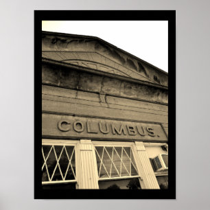 Póster Estación de tren de Wisconsin