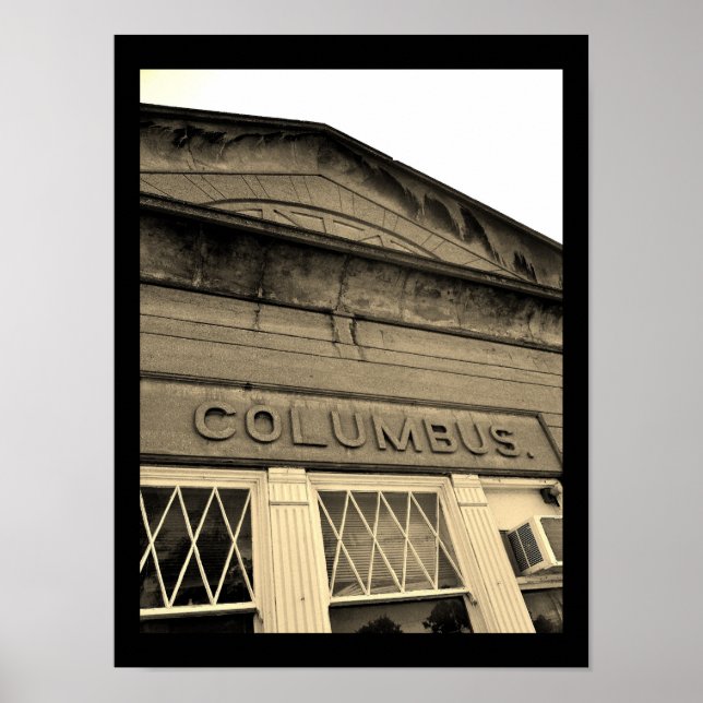 Póster Estación de tren de Wisconsin (Frente)