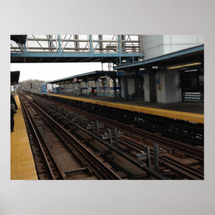 Póster Estación de tren del EL Philadelphia