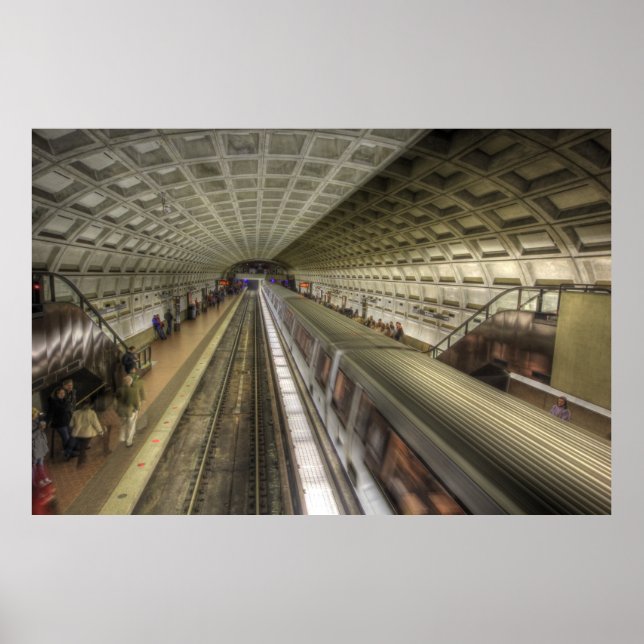Póster Estación de tren Washington DC (Frente)