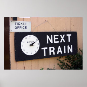 Póster Estación de Wallingford, Oxfordshire, Reino Unido