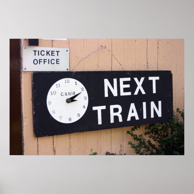 Póster Estación de Wallingford, Oxfordshire, Reino Unido (Frente)