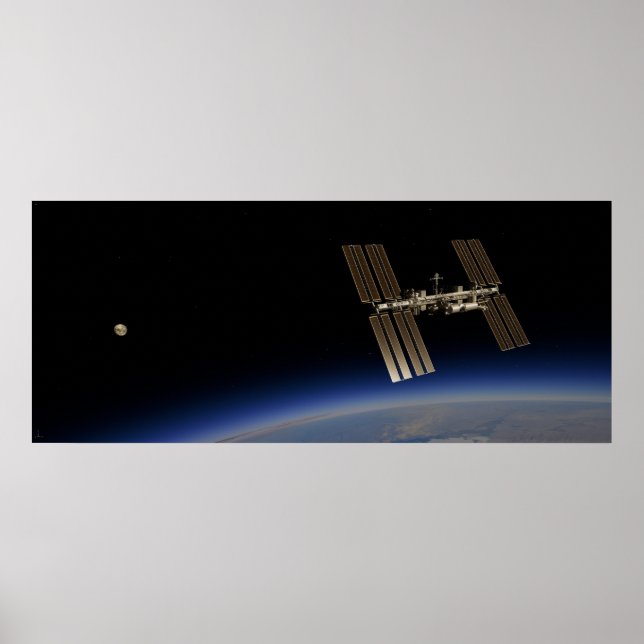 Póster Estación Espacial Internacional (Frente)