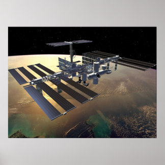 Póster Estación Espacial Internacional