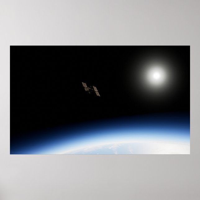 Póster Estación Espacial Internacional (Frente)