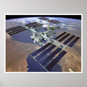 Póster Estación Espacial Internacional
