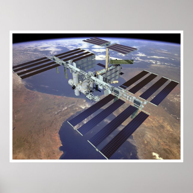 Póster Estación Espacial Internacional (Frente)
