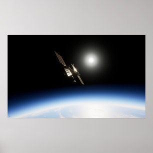 Póster Estación Espacial Internacional