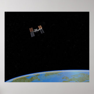 Póster Estación Espacial Internacional