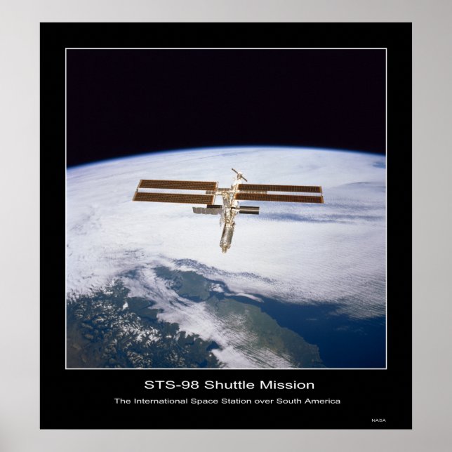 Póster Estación Espacial Internacional (Frente)