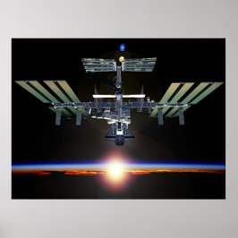 Póster Estación Espacial Internacional