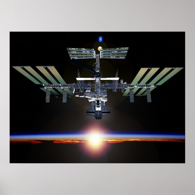 Póster Estación Espacial Internacional (Frente)