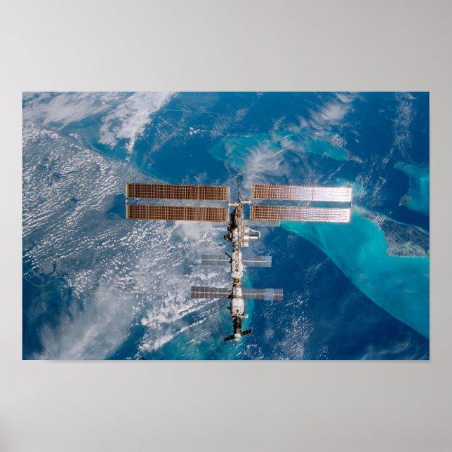 Póster Estación Espacial Internacional de Florida (Frente)