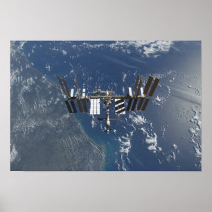 Póster Estación espacial internacional en la órbita 3