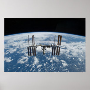 Póster Estación Espacial Internacional (ISS)