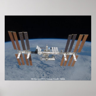 Póster Estación Espacial Internacional / poster