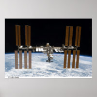 Estación Espacial Internacional Poster ISS