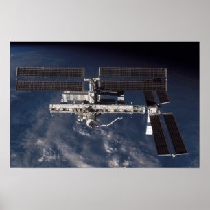 Póster Estación Espacial Internacional (STS-115)