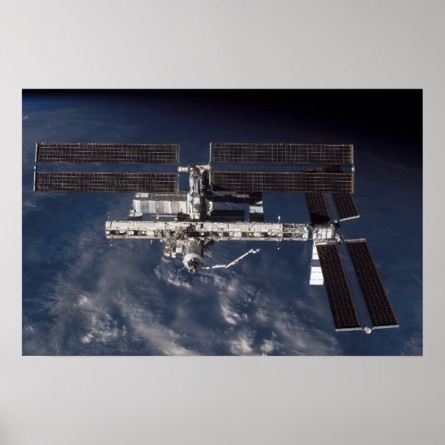 Póster Estación Espacial Internacional (STS-115) (Frente)