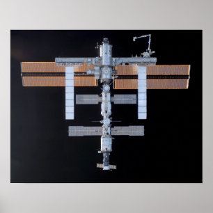 Póster Estación Espacial Internacional (STS-115)