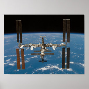 Póster Estación Espacial Internacional (STS-117)