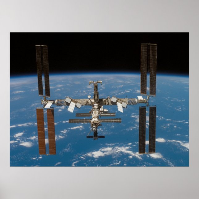 Póster Estación Espacial Internacional (STS-117) (Frente)