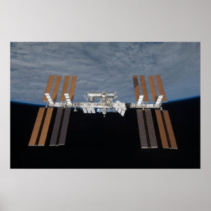 Póster Estación Espacial Internacional (STS-119)