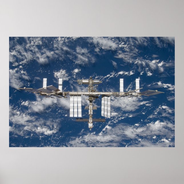 Póster Estación Espacial Internacional (STS-119) (Frente)