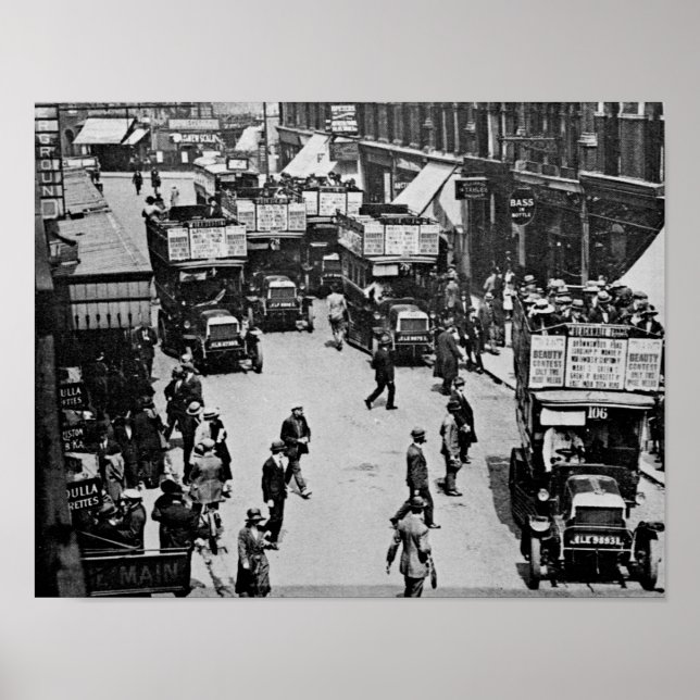 Póster Estación Finsbury Park, c.1923 (Frente)