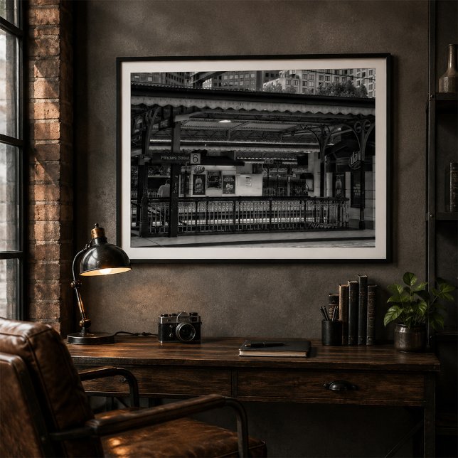 Póster Estación Flinders Street Plataforma Melbourne (Subido por el creador)