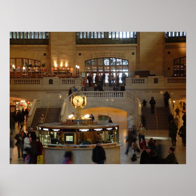 Póster Estación Grand Central de Nueva York (Frente)