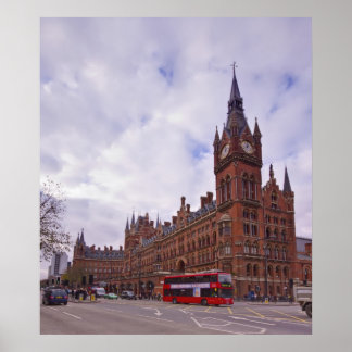 Póster Estación Internacional de St Pancras