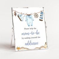 Estación Nautical Sailor Ahoy Baby Shower Envelope