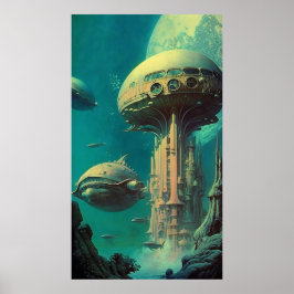 Póster Estación Sirius - (42x24in extra larga)