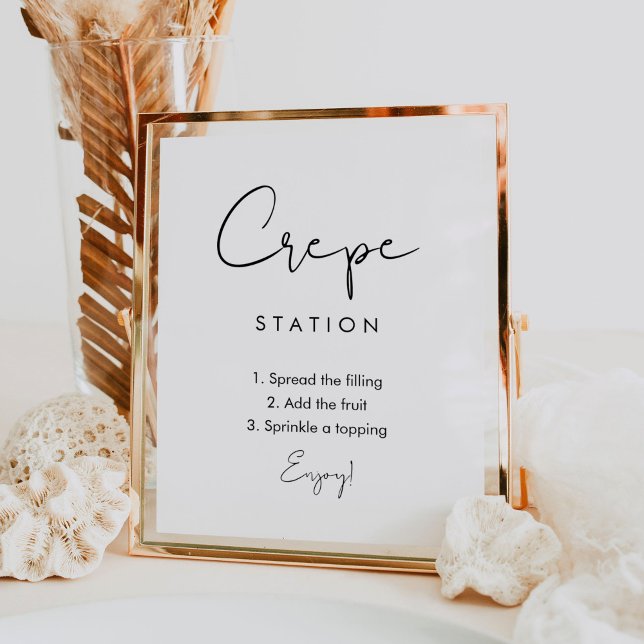 Póster Estación STELLA Crepe, Rótulo Crepe Bar (Subido por el creador)