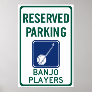 Póster Estacionamiento De Los Jugadores De Banjo