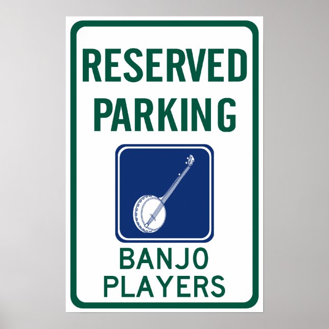 Póster Estacionamiento De Los Jugadores De Banjo (Frente)
