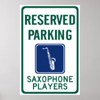Estacionamiento De Los Jugadores De Saxofón