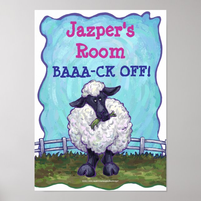 Póster Estacionamiento de ovejas (Frente)